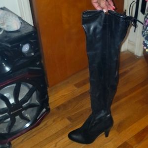 Black Thigh high boots size 10